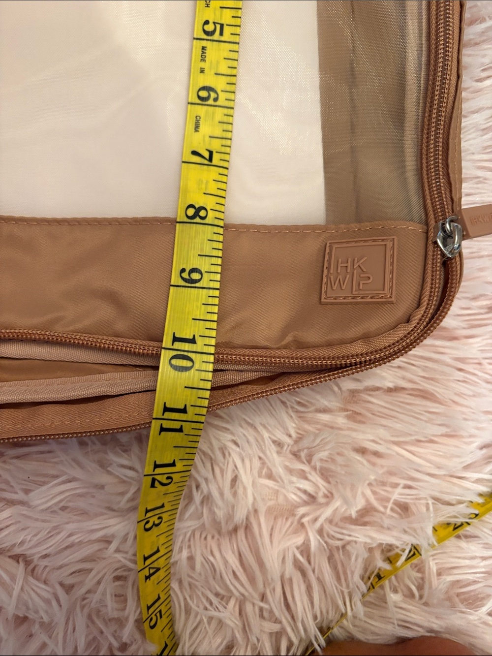 Brown Travel Packing Cubes Set - Clear Top - Picture 3 of 6